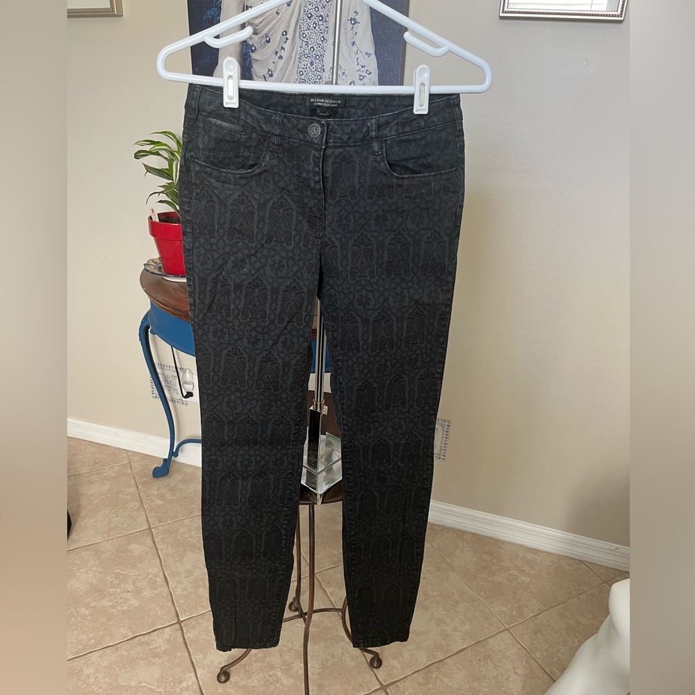 Maison Scotch La Femme Selon Marie Boudoir Patterned Skinny Jeans 28